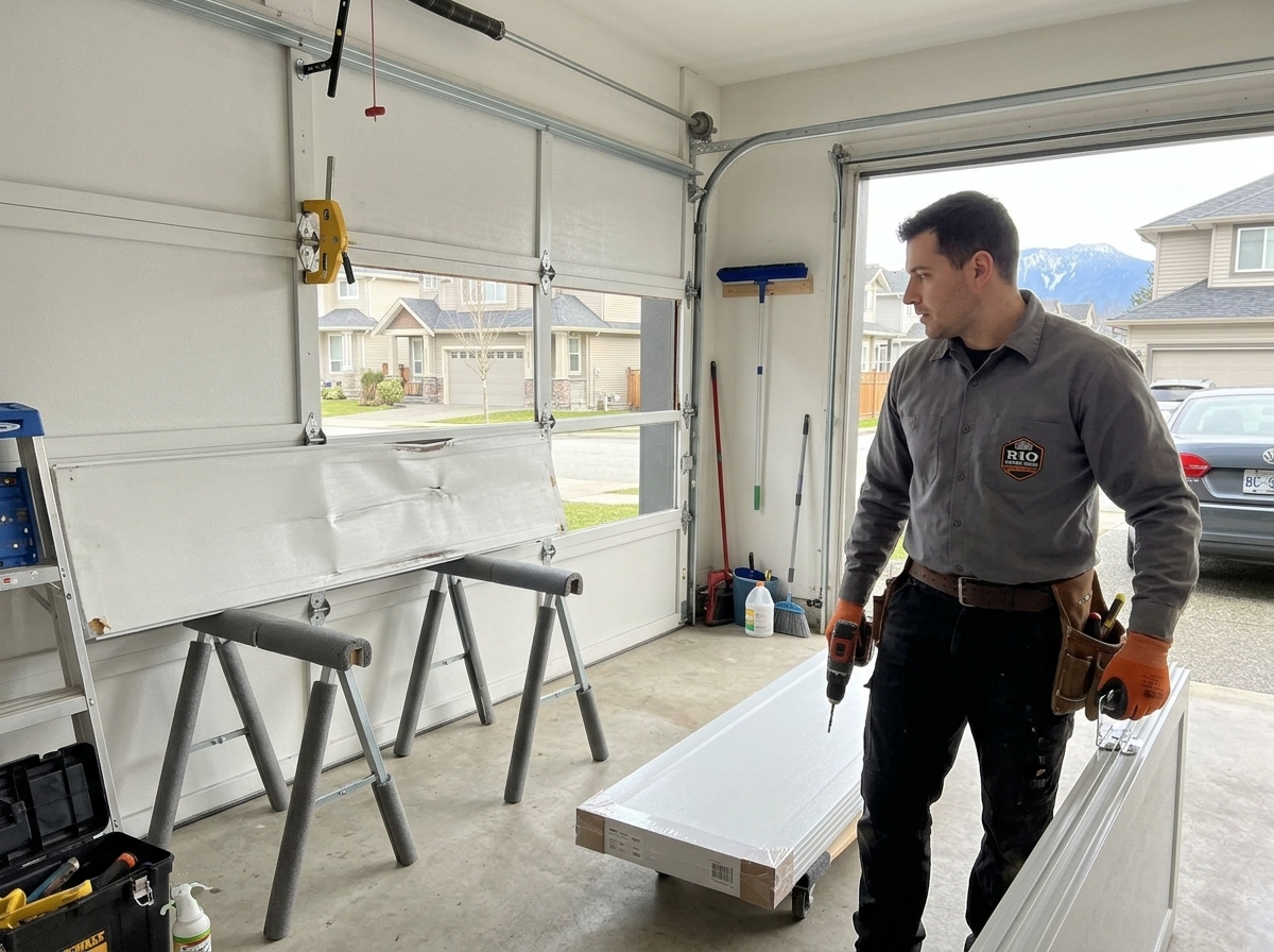 Garage Door Panel Replacement Services Burnaby BC