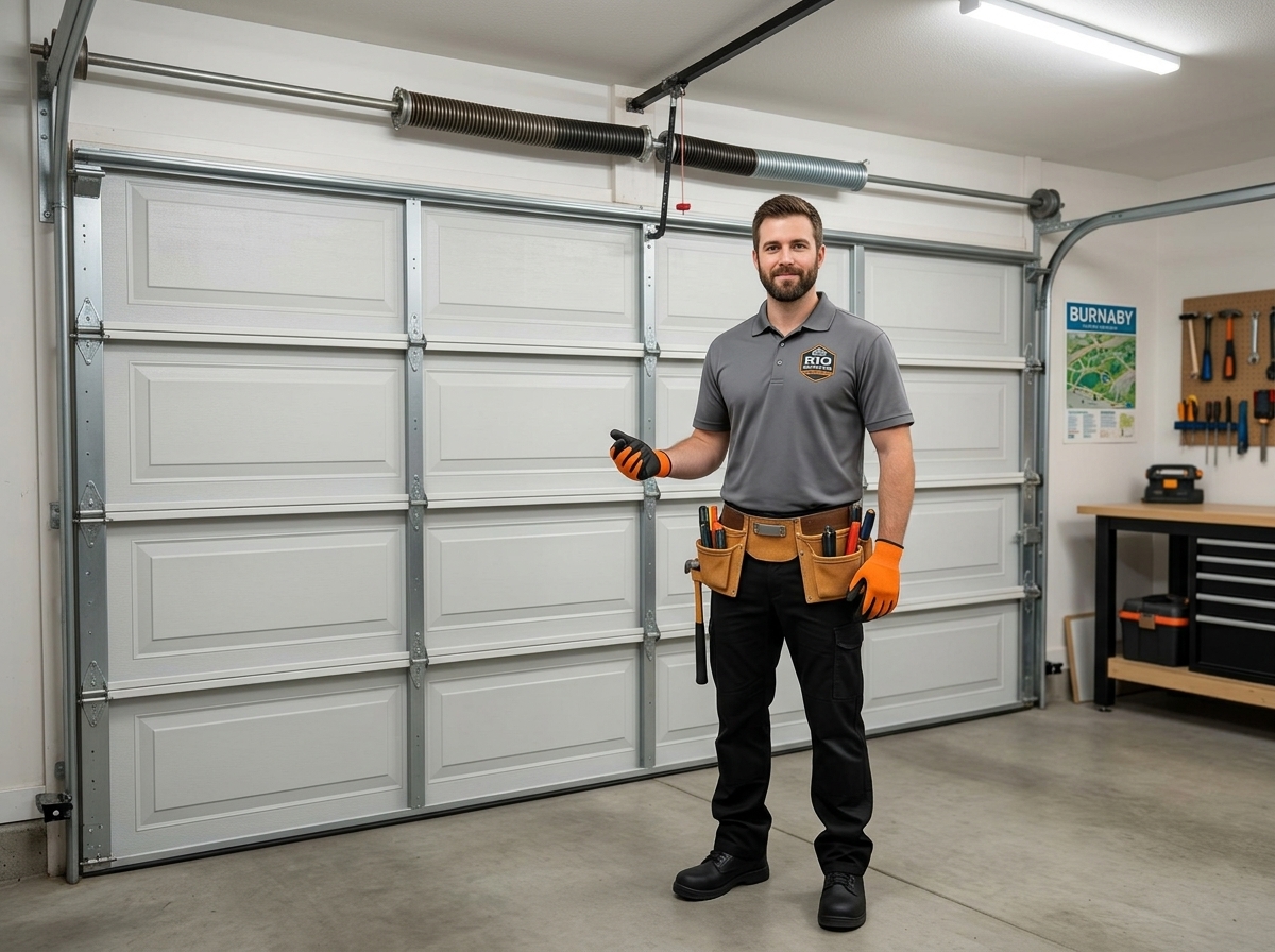 Garage Door Torsion Spring Replacement Services Burnaby BC